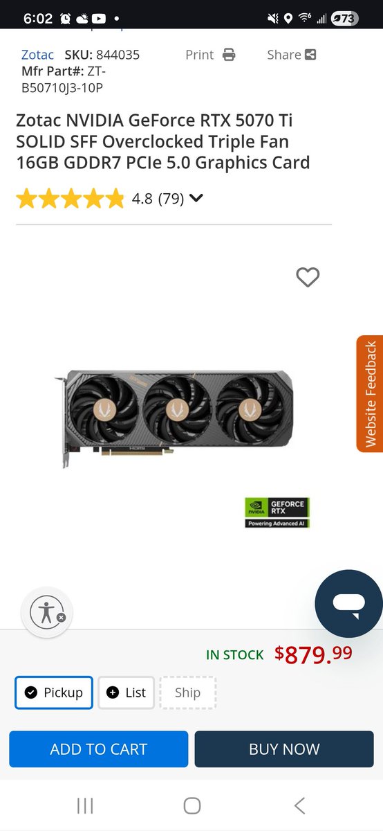 GamingAnimator's tweet photo. @microcenter crazy how during that pragmata rtx bundle your lowest price 5070ti was never in stock. Now its may 13th next day after the sale is over 6am stores arnt open yet suddenly you have 18 units in stock. Buying it in that time would of only been $69 over msrp. Scummy ad. https://t.co/tgQavKePM3