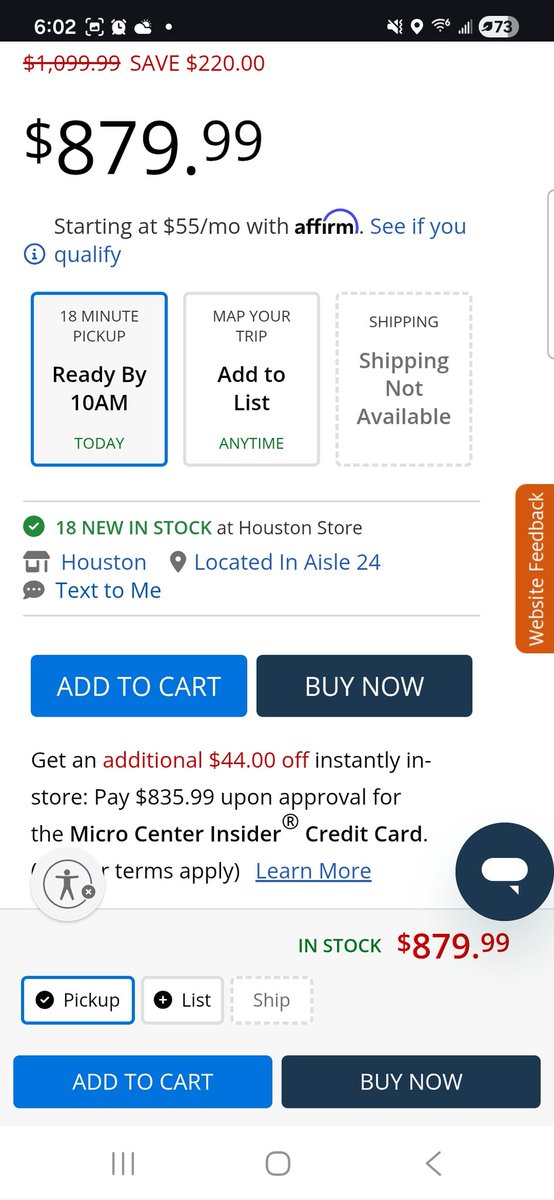 GamingAnimator's tweet photo. @microcenter crazy how during that pragmata rtx bundle your lowest price 5070ti was never in stock. Now its may 13th next day after the sale is over 6am stores arnt open yet suddenly you have 18 units in stock. Buying it in that time would of only been $69 over msrp. Scummy ad. https://t.co/tgQavKePM3