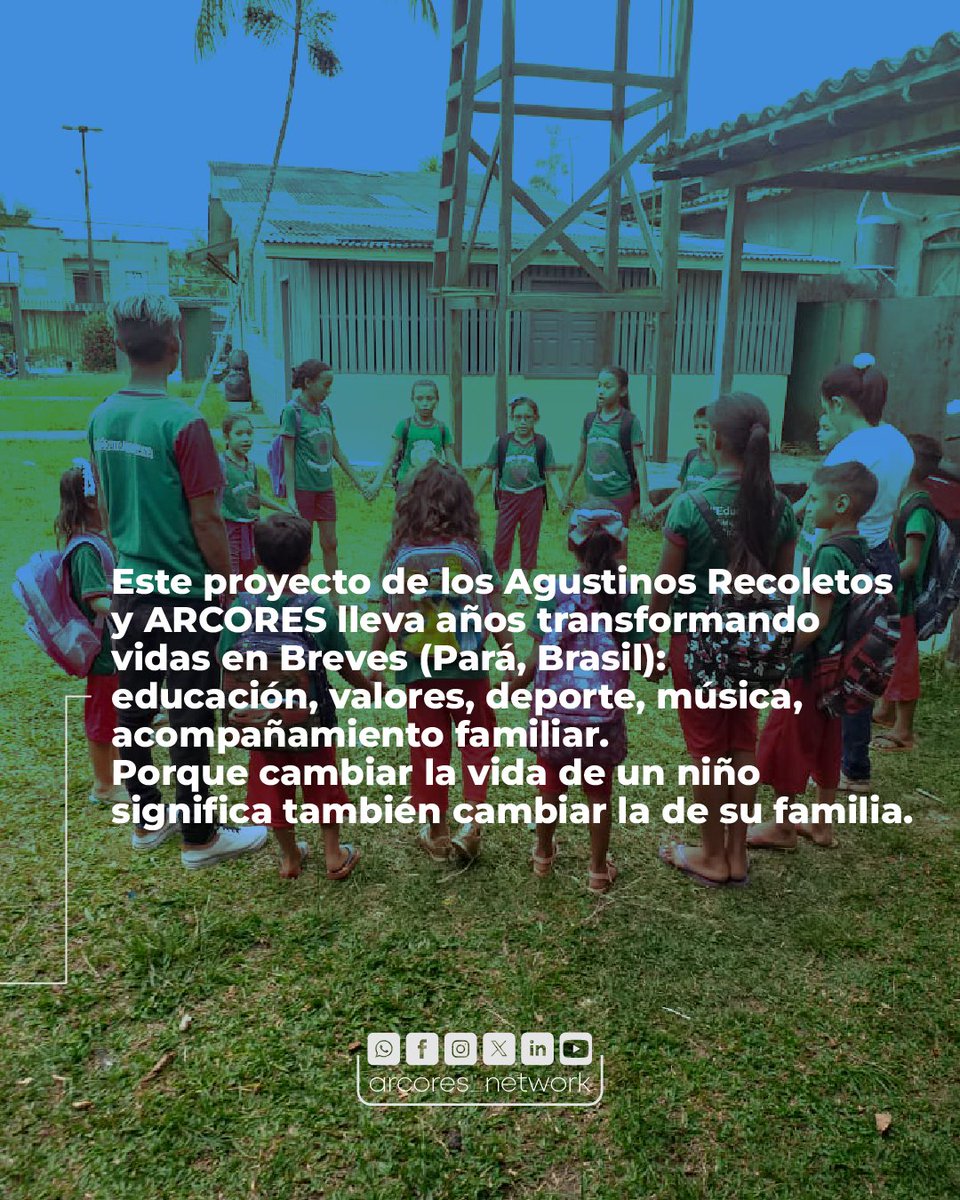 ARCORES_NETWORK's tweet photo. 🇪🇸 🌅 En la Amazonia brasileña; infancia que tiene esperanza y un lugar para crecer @oarecoletos 
https://t.co/37BFpBpo2s https://t.co/uYKALTwqXr