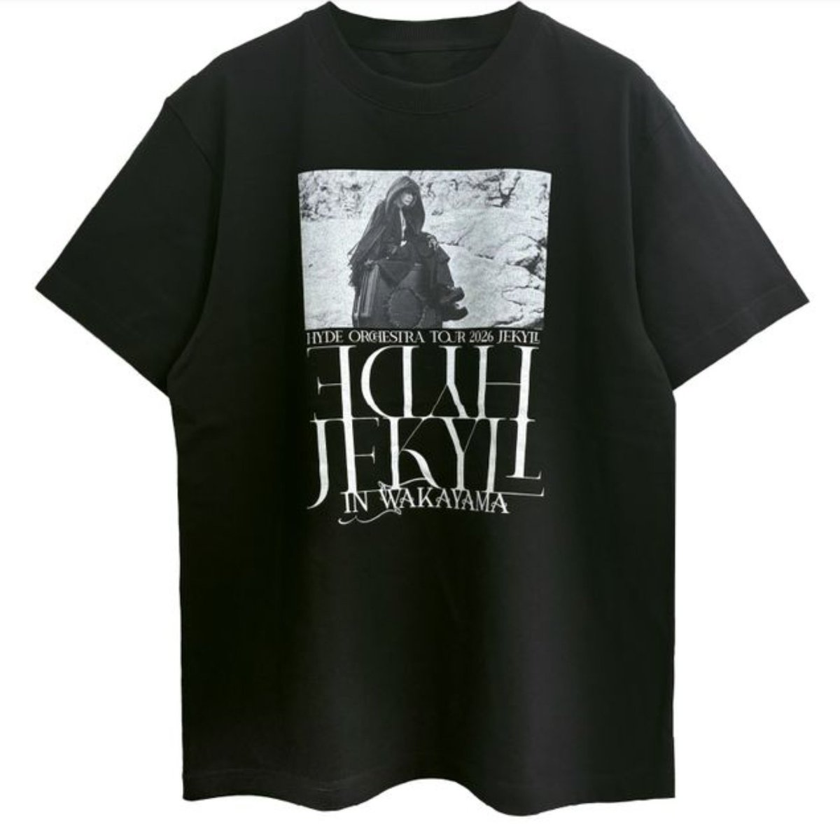 Hyde2025 フェス hydeグッズtシャツ TOUR T-SHIRT BLACK