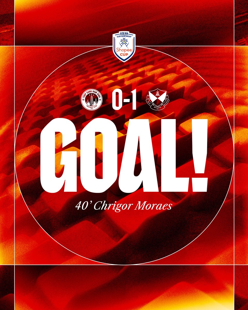 selangorfc's tweet photo. 40’ | 🇻🇳 NDF 0-1 SFC 🇲🇾

⚽️ GOOAAALLLLLLL! Chrigor Moraes converts the penalty to put the #RedGiants ahead. Get in, Chrigoal! 💪

#SelangorFC #ThisIsSelangor
#ShopeeCup #ASEANUtdFC
#NDFSFC https://t.co/pfHtJZuvnP
