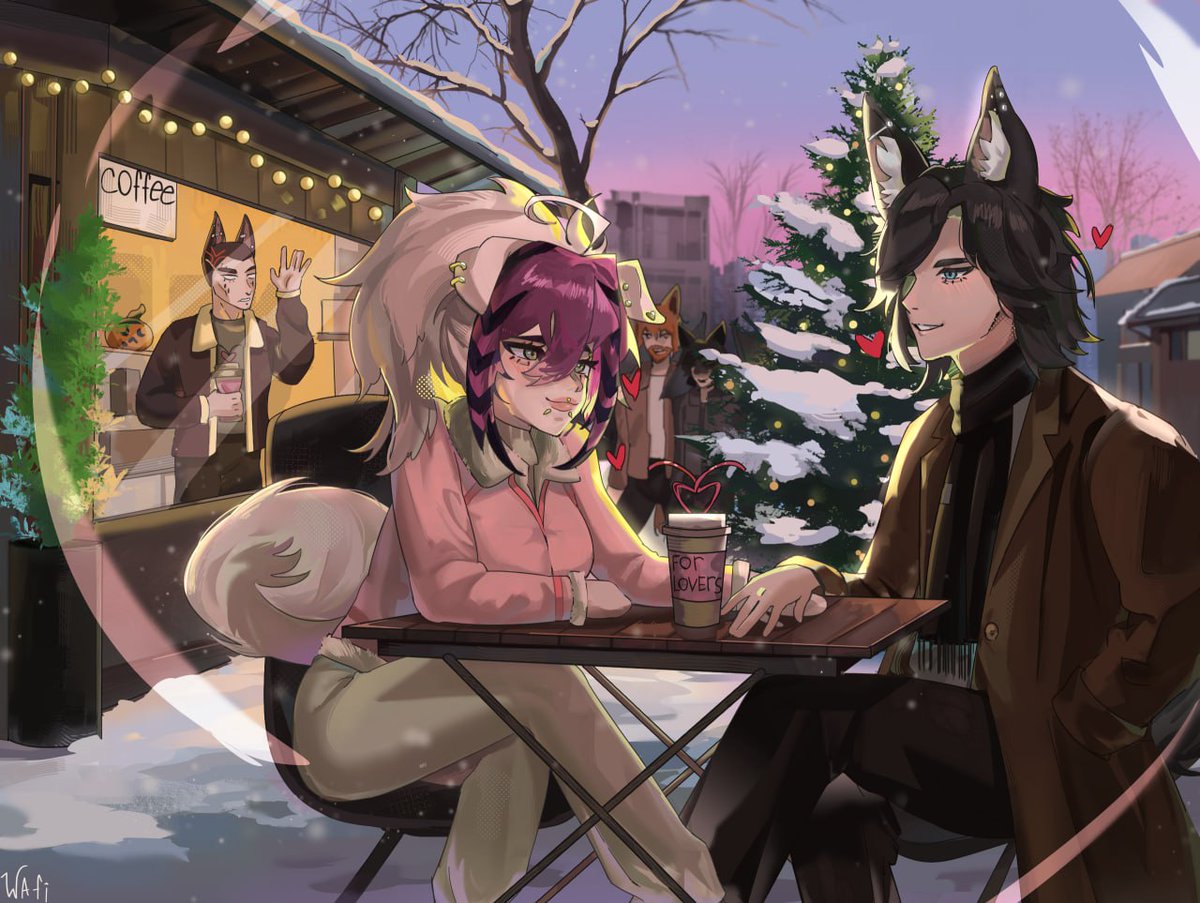 Wafi_Artist's tweet photo. I was away for a long time, but I was busy with projects. This work was done in February for a competition. The theme was a date

#art #Competition #contestart #fanart https://t.co/wTPlJMYmoo