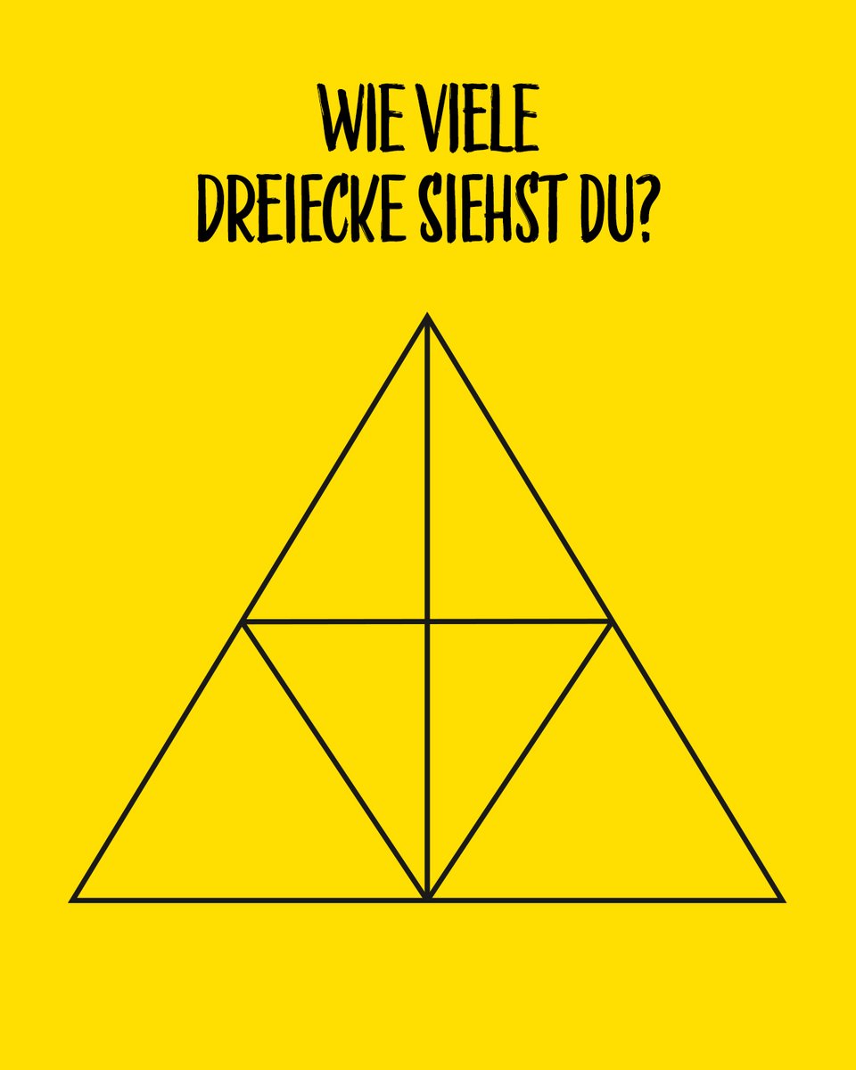 recylingAT's tweet photo. Wie viele Dreiecke siehst du? 
Hast du alle gefunden?
Schreib deine Antwort in die Kommentare! https://t.co/NfJ7F2AEY1