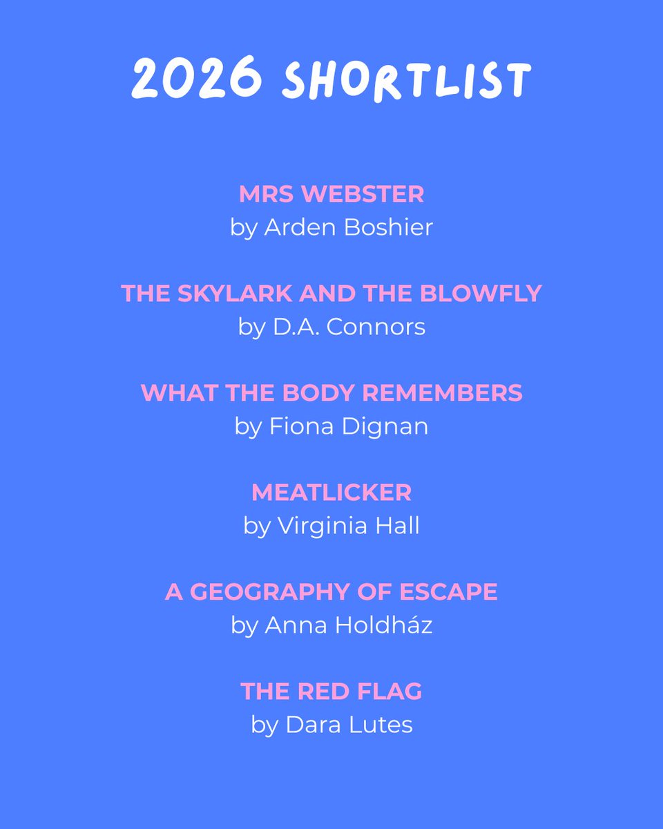 LCFictionPrize's tweet photo. ✨ From hundreds of submissions, six talented authors have been selected for the 2026 Lucy Cavendish Fiction Prize shortlist, and they are ones to watch. ✨

Discover the shortlisted authors and their work at https://t.co/e946Aiufgz

With thanks to our sponsor, @WMEBooksUK, and to this year’s judging panel for supporting emerging fiction writers.

The winner will be announced on 21 May!

@Elaleebook @harrietbourton @isobel_maddison @VogueWilliams