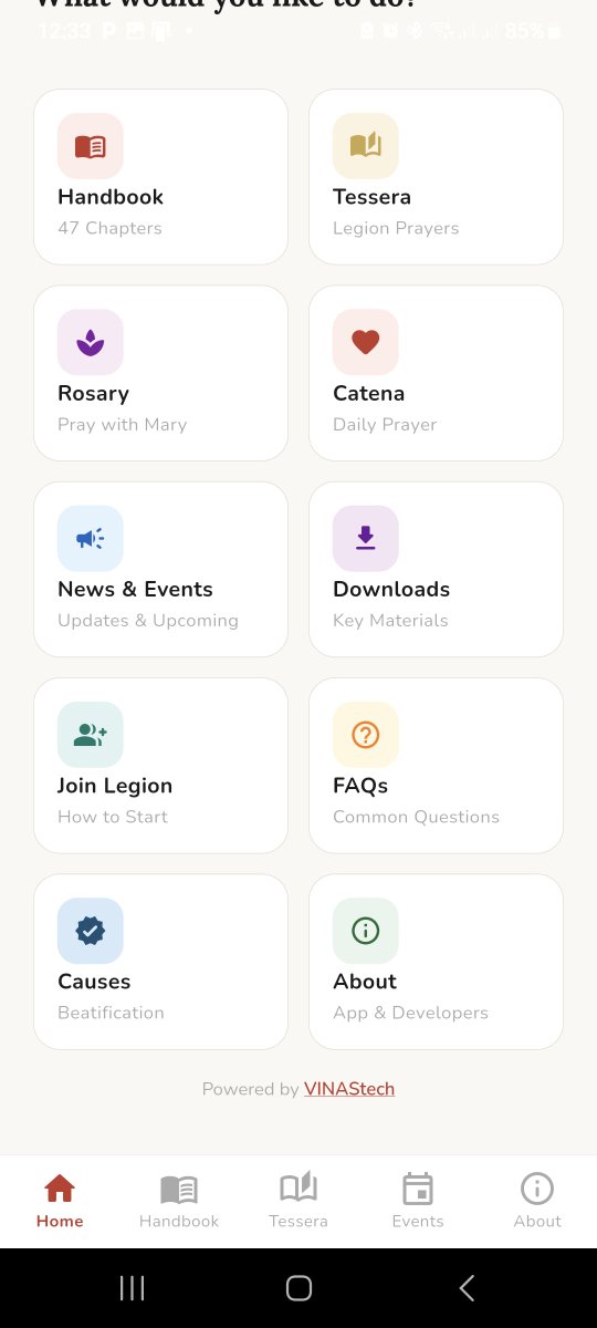 LegionHubApp's tweet photo. LegionHub does not just store your prayers. It reminds you of them, walks you through them and keeps your heart close to Mary. #LegionHub https://t.co/7rnXVovJ1r
