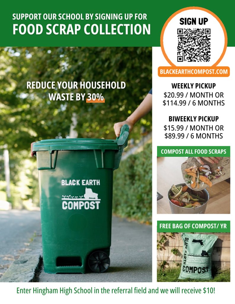 HinghamLight's tweet photo. Did you know composting saves energy? 💡 It cuts landfill emissions &amp; replaces chemical fertilizers! 

Black Earth can transform food waste for residents who can't compost at home. *Add a Hingham school referral &amp; Black Earth donates $10 to its Green Team!
https://t.co/U2UUdlENoz https://t.co/MpPOdZJXwS