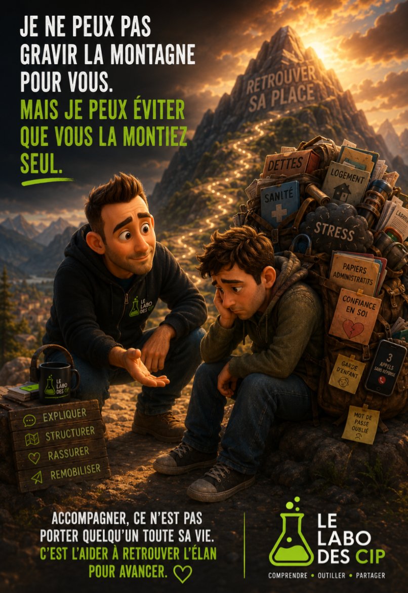 vernaygerald's tweet photo. Le problème, ce n’est pas toujours le manque de motivation.
Parfois…c’est juste un sac déjà beaucoup trop lourd.
Avant de dire :“Il ne veut pas avancer.”
Il faudrait peut-être regarder ce que la personne porte déjà.
🧪 Au Labo, on parle du vrai métier. 
https://t.co/IkEt6QECLh https://t.co/tJv0eKO51D