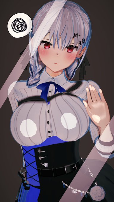 アプリのなんやかんやで画面に閉じ込められてしまったうえに更になんやかんやで衣装の一部が消えてしまって大変なhks 