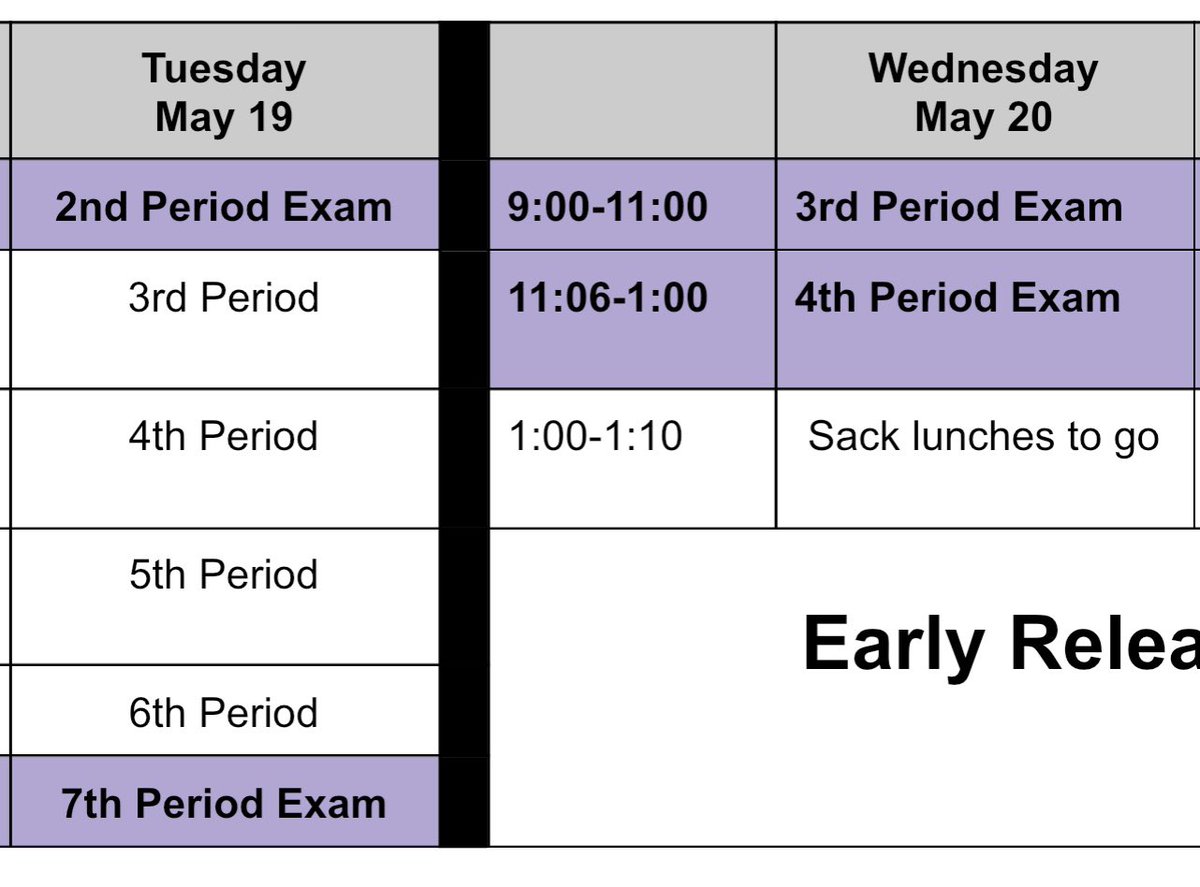NISDWarren's tweet photo. Hey Warriors, check out the finals schedule attached! https://t.co/NLpmsbXqoM