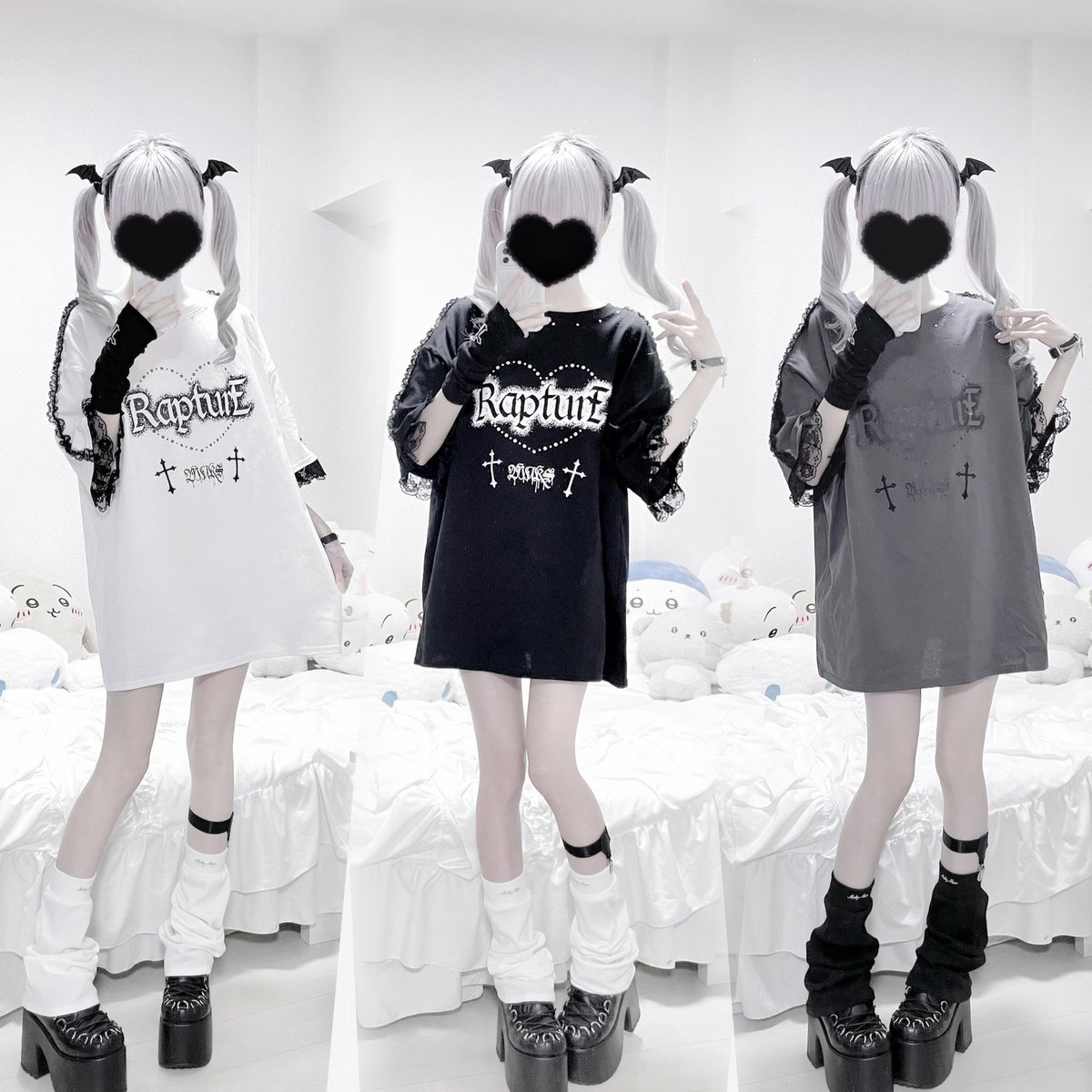 MA＊RS♡マーズ♡mars♡ma*rs♡パールリボン柄フリフリポロ♡トップス♡ MA*RS】フリルリボンテレコトップス - PNK/PNK size-F | 地雷系・量産