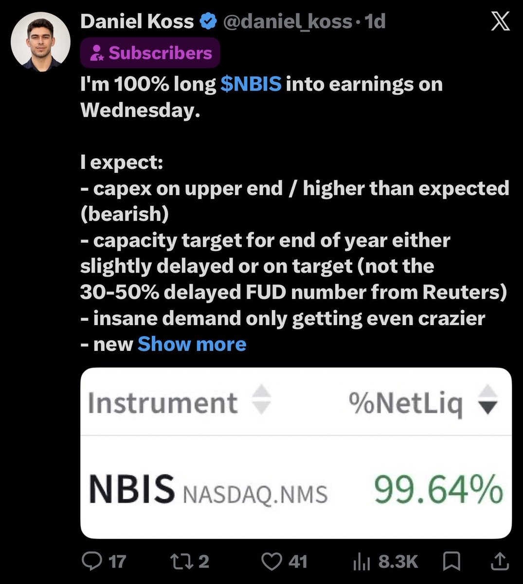 Daniel Koss tweet media