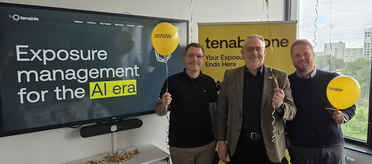 KORAMIS's tweet photo. telent wurde von Tenable als OT Partner of the Year EMEA ausgezeichnet. Wir freuen uns über diese Anerkennung und darüber, uns in einem starken Partnerumfeld in der EMEA-Region behauptet zu haben. Danke an Tenable und unser Team! https://t.co/jCSYc4ZQJt