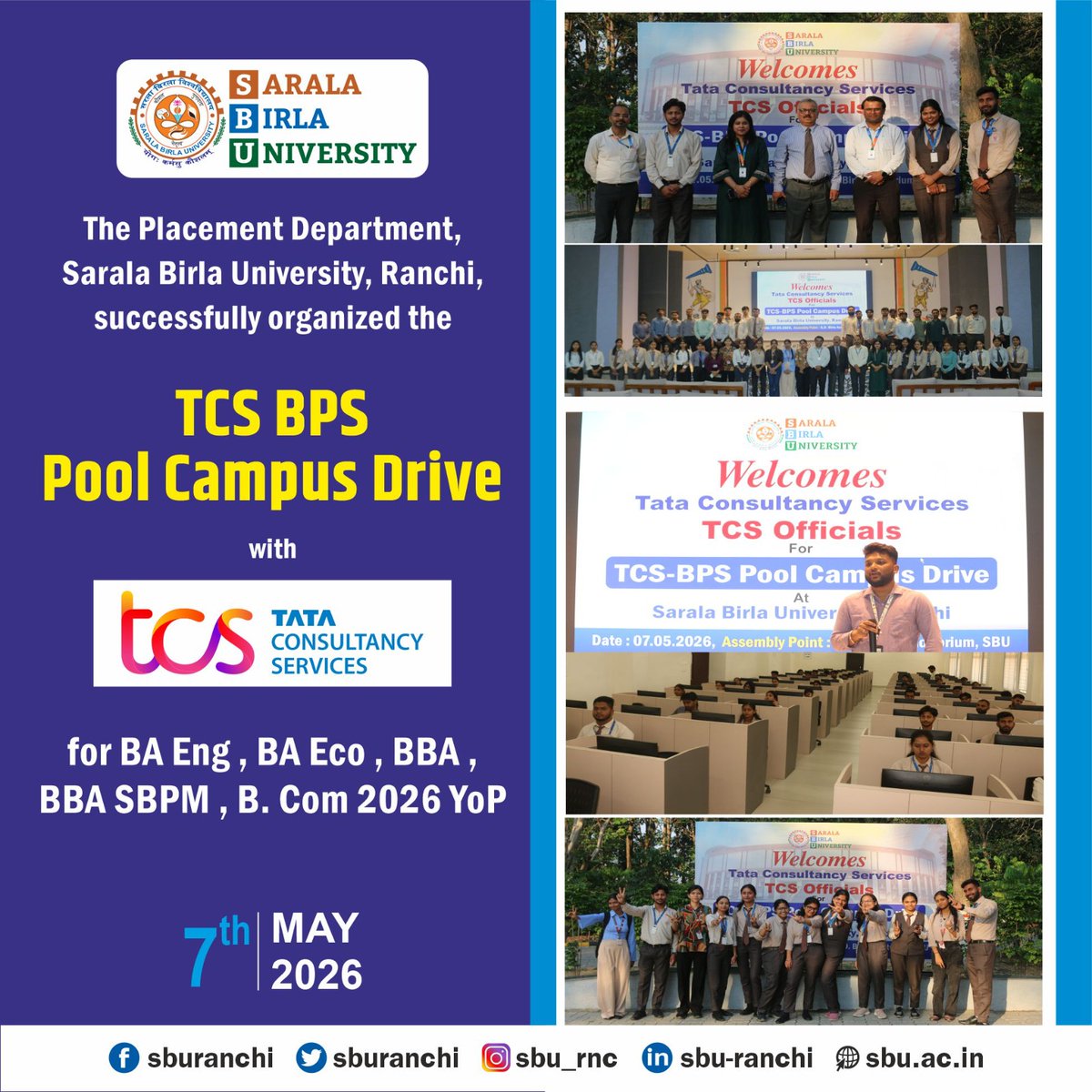 Sarala Birla University tweet media