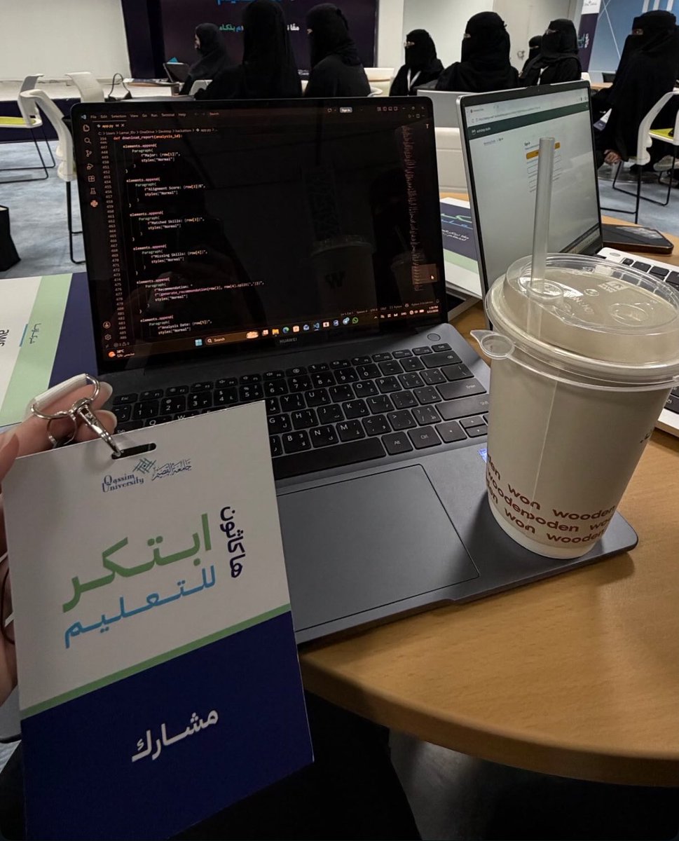 9ilril's tweet photo. جزء من مشاركتنـا في #هاكثون_ابتكر_للتعليم
ممتنة جدًا لأول تجربة لنا،فكرة رائعة، فريق رااائع
سُعدت بالتجربة، أتطلّع ��ابداعات أكثر وأفضل 💙 https://t.co/ODEeL9hHkD