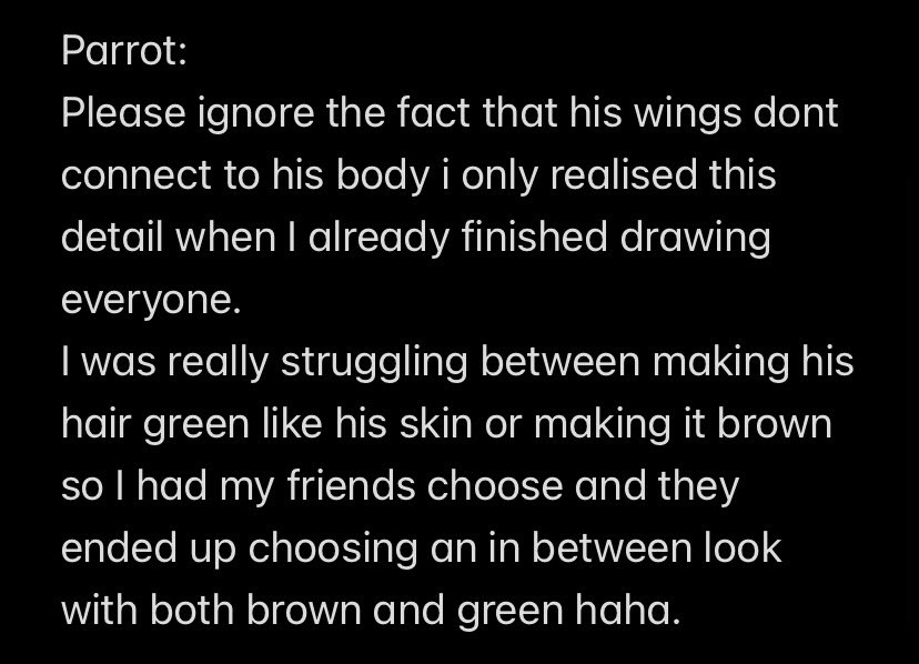 small_annt's tweet photo. Dont have to read this but some notes on my designs lol (1/2) https://t.co/Br3kmShE84