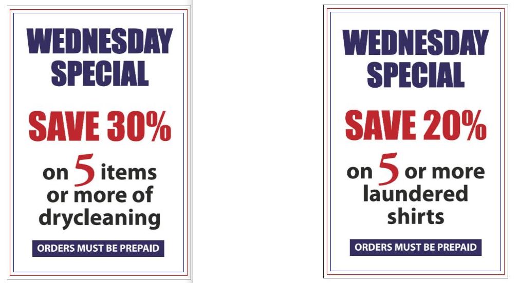 JayDeeCleaners's tweet photo. It's Wednesday
Come in and ask for the Wednesday Special
Go Here
https://t.co/VlcLUOD2oE https://t.co/dTcGXgxkZb