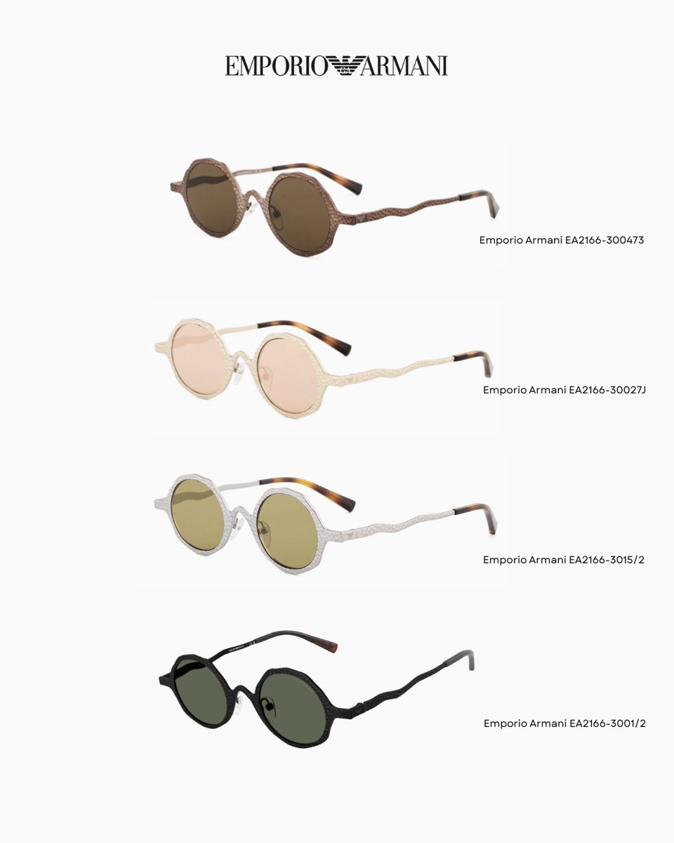 conocchiali's tweet photo. La firma di Giorgio Armani in ogni dettaglio 🦅🇮🇹

Così potrete trovare quella che meglio rispecchia il vostro stile:

1. Emporio Armani EA2166-300473
2. Emporio Armani EA2166-30027J
3. Emporio Armani EA2166-3015/2
4. Emporio Armani EA2166-3001/2 https://t.co/ccPXtDENQm