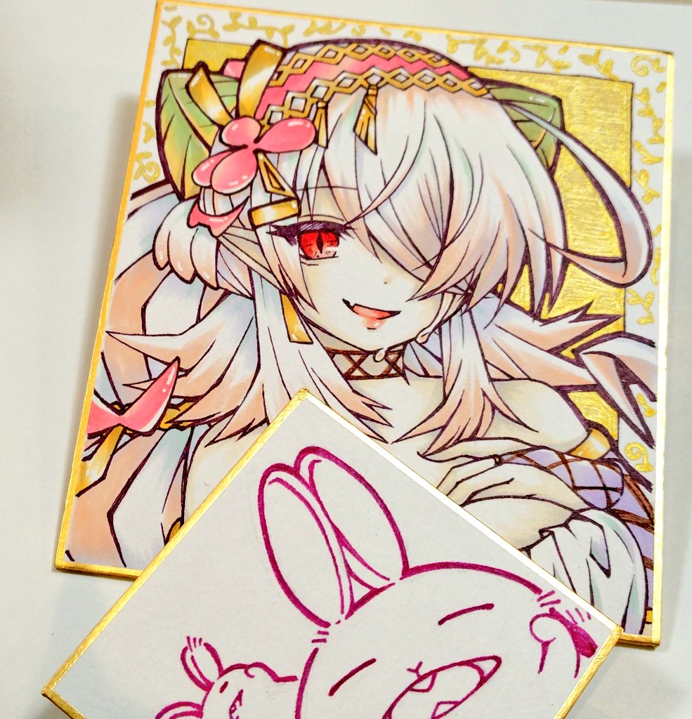 Post by さえか❄️強謙No.55 on X: 小色紙🌺😈