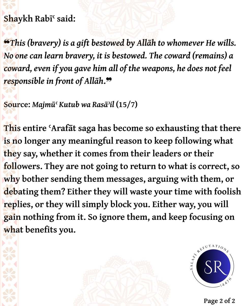 Salafī Refutations tweet media