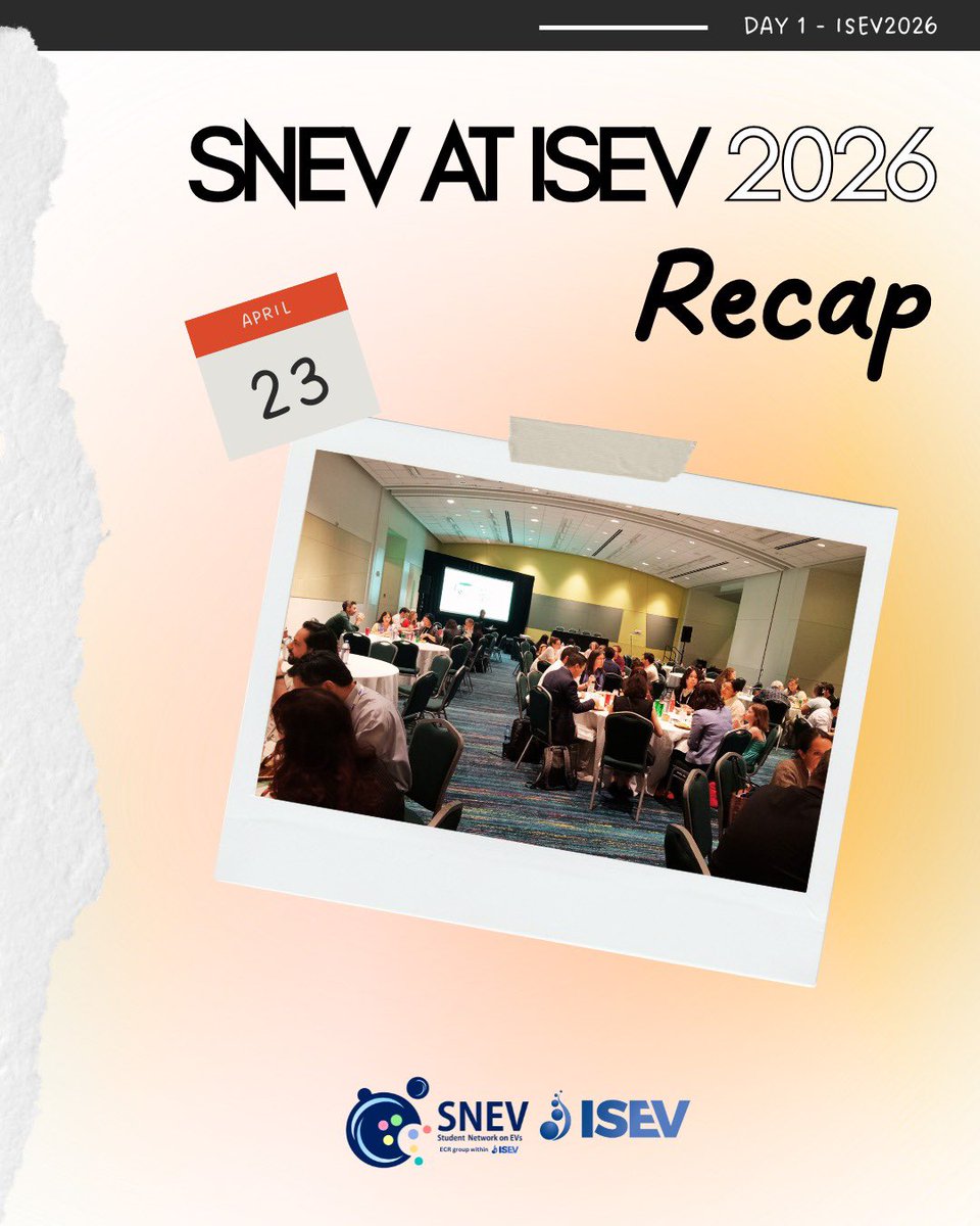 SNEVresearch's tweet photo. 🚀 SNEV at ISEV2026 Day 1 Recap

Meet the Experts – Session 1! 👩‍🔬👨‍🔬

🔹 Samir EL Andaloussi | Benedetta Bussolati | Edit Buzás | Erdinc Sezgin | Eva Rohde | Kathryn Whitehead | Rienk Nieuwland | Sujata Mohanty | Andreas Möller | Randy Carney | Naveed Akbar https://t.co/8lqa3HwTiY