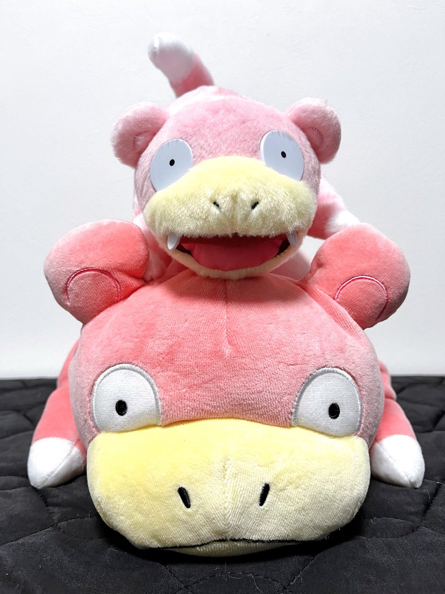 ヤドンちゃん 最近ポケセンでお迎えした新しいヤドンちゃん(上の子)やぁん でっかい