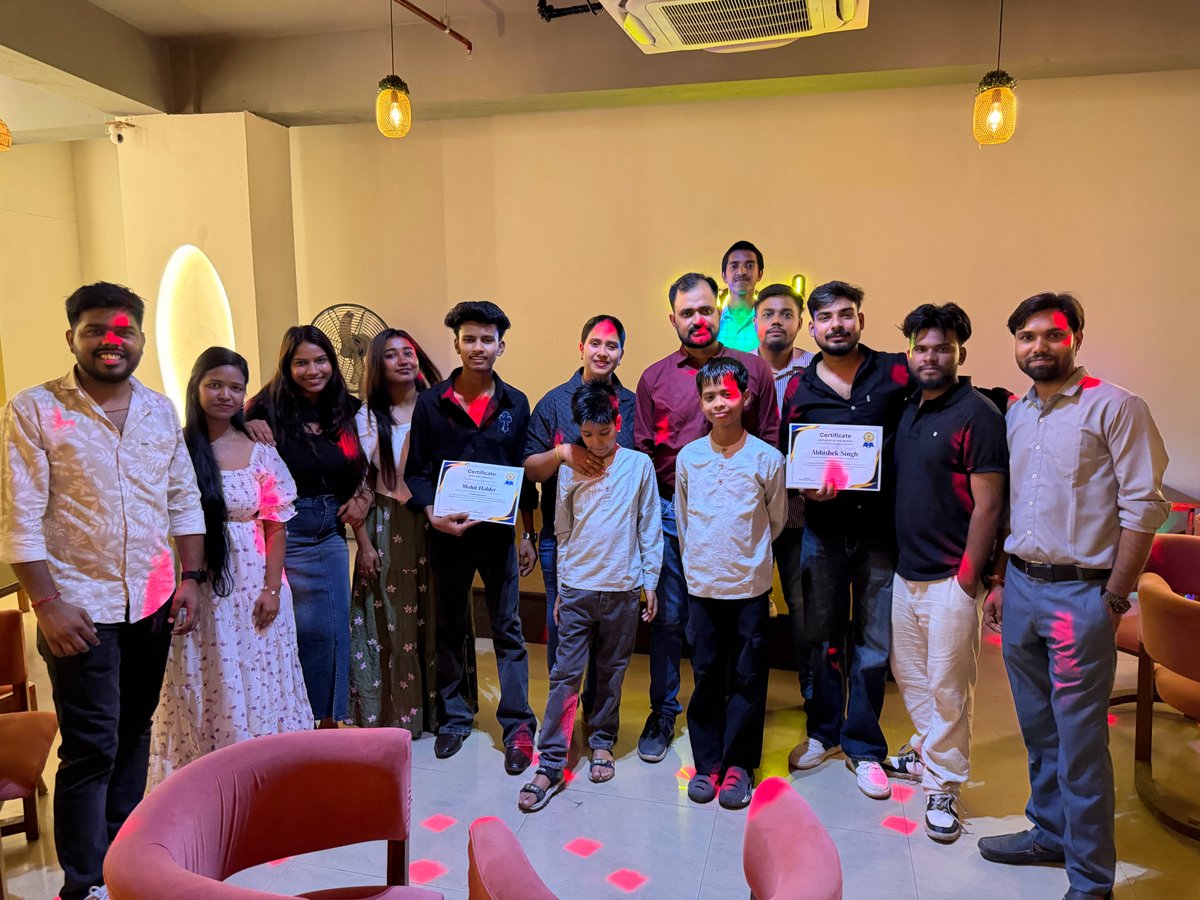 BRTMultiSoftLLP's tweet photo. 🥳 Office Success Party | Goal Achieved Together

✨ Our team successfully achieved the office target and celebrated this special milestone together. This success party was full of happiness, teamwork, motivation, fun moments, and positive vibes. 🏆🎉

#OfficeParty #TargetAchieved #TeamSuccess #CorporateLife #SuccessCelebration #WorkHardPartyHard #TeamWork #OfficeFun #AchievementUnlocked #Motivation #brt #brtmultisoftware