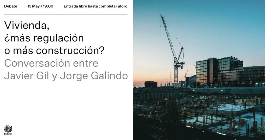Gil_JavierGil's tweet photo. Ahora mismo se plantean dos soluciones enfrentadas al problema de la vivienda: regular o construir.

La respuesta es mucho más compleja.

Esta tarde debate con @JorgeGalindo en el @cbamadrid. Modera @JL_Aranda (periodista de El País).

Entrada libre hasta completar aforo. https://t.co/3srODJhOnv
