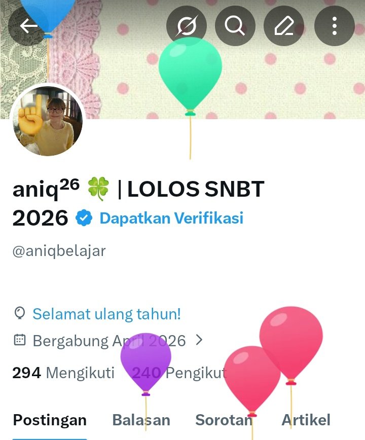 aniq²⁶ 🍀 | LOLOS SNBT 2026 tweet media