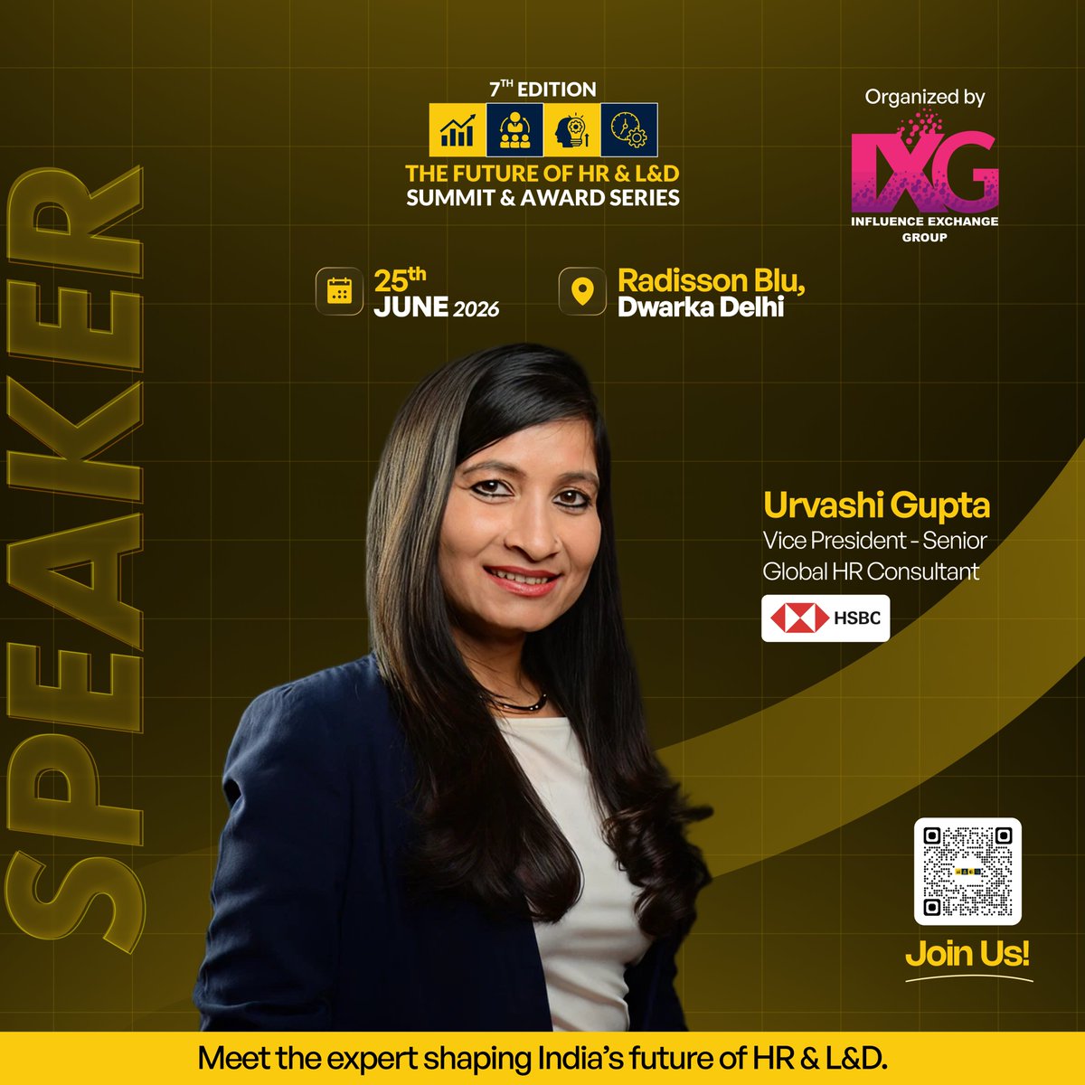 IXG2024's tweet photo. “I translate global strategy into people plans that build leadership, capability, and inclusion” - Meet Urvashi Gupta, VP Global HR Consultant @HSBC at our #7thixghrlnd2026!
🎟️Your seat is waiting: https://t.co/hKK7NMowPm
#ihrlndseries #GlobalHR #HRConsulting #HRTransformation https://t.co/MJj9Lu8FNO
