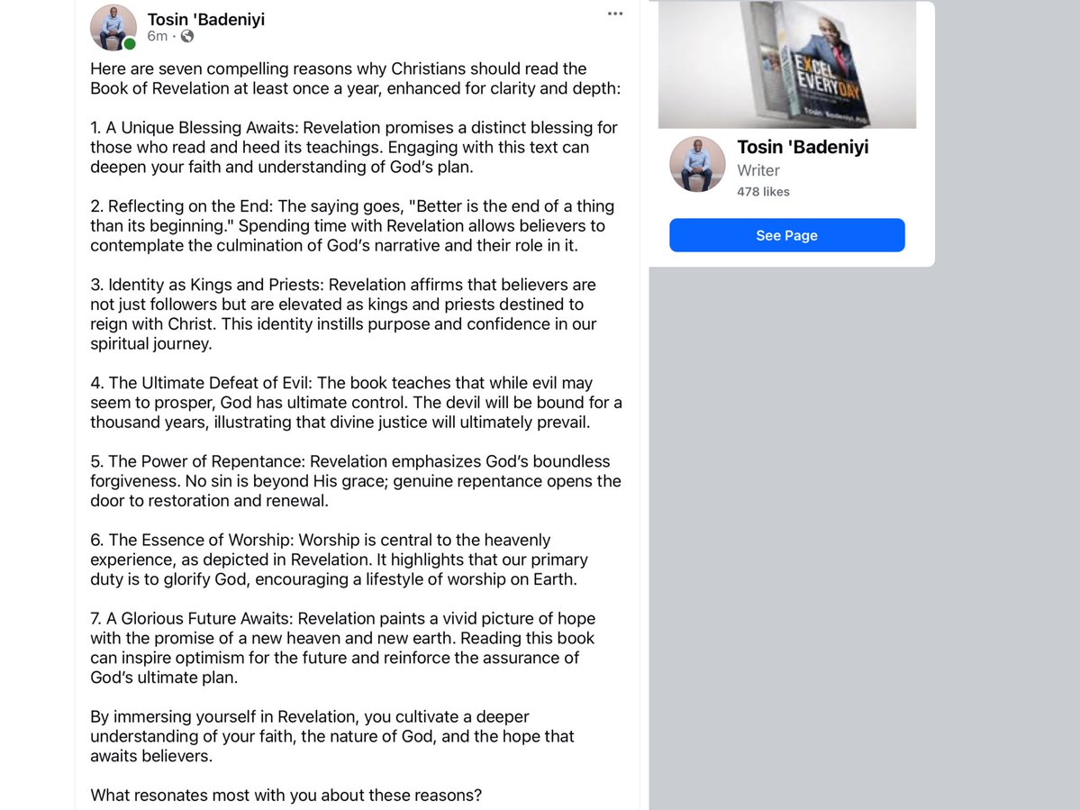 Tosin Badeniyi, PhD, MBA tweet media