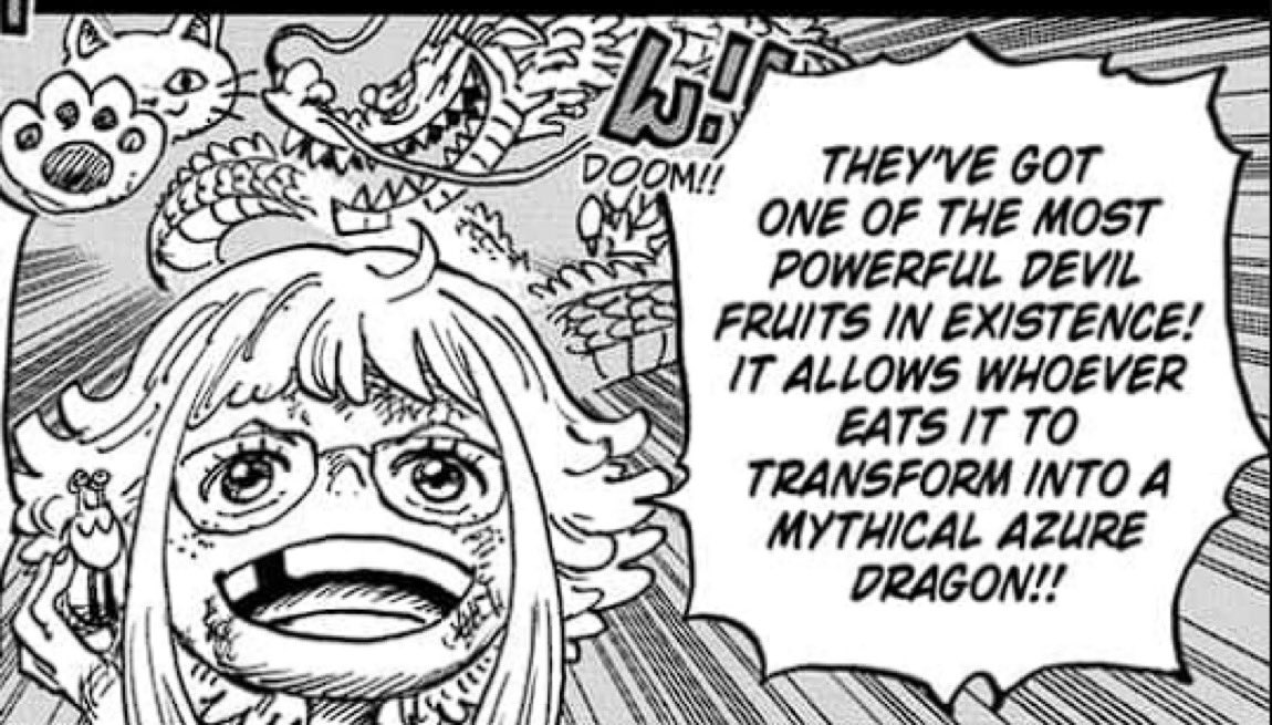 wailfako's tweet photo. typical logia hater 
-use temu translation( the dragon fruit is one of the strongest fruits not the class as whole)
-fake statement even oda say the opposite in sbs (the strongest paramecia is on logia level) https://t.co/YfJgeoCrlT
