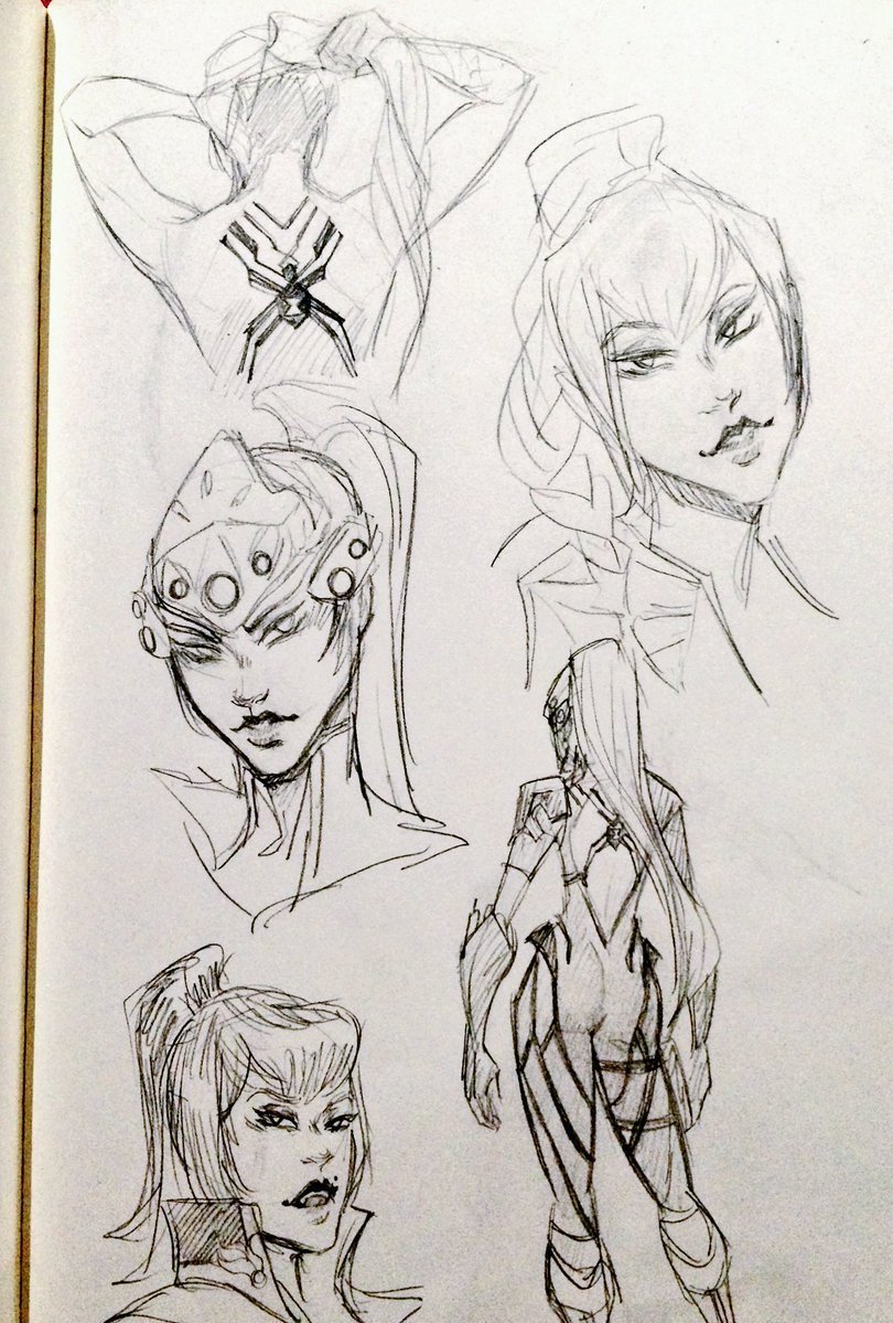2016 era ryonello overwatch sketchdump .................... 