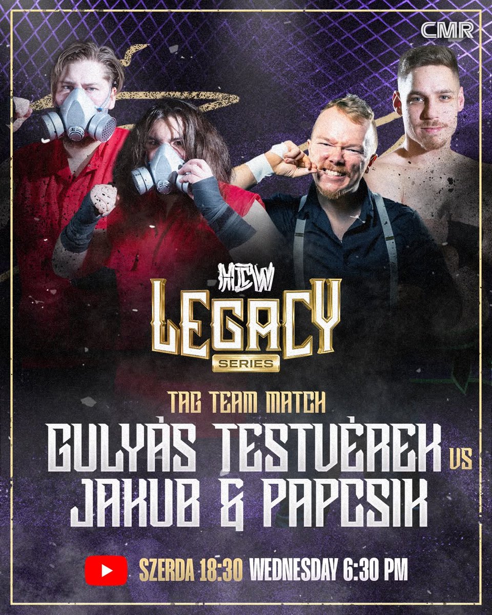 hcwlegacy's tweet photo. 🔥 Episode 5 premieres tonight at 18:30!
🇵🇱 Jakub from Poland and Attila Papcsik’s team — how will they work together against the expanded Gulyás Family?
💬 Bété responds to Crowley’s message from Vendetta
▶️ Join us during the premiere! https://t.co/MNFd1qLeic