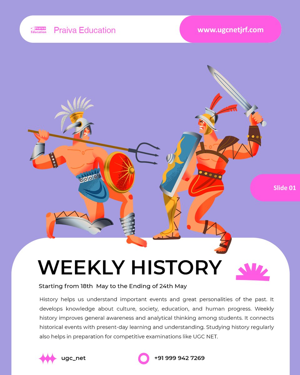 ugcnet_coaching's tweet photo. 📜 History of the Week | 18–24 May

#historyoftheweek #mayhistory #ugcnet #ugcnetpreparation #ugcnetjrf #education #educationnotes #paper1 #ugcnetpaper1 #educationalthoughts #historyfacts #generalknowledge #studygram #learning #praivaeducation #exampreparation #netexam https://t.co/zkXQ0mp8pG