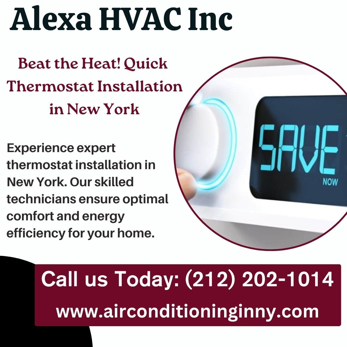 AlexaHvac's tweet photo. Upgrade your home's comfort with our professional thermostat installation in New York. Fast, friendly service and competitive pricing await you. Call us Today: (212) 202-1014 or visit: https://t.co/cs1TwexWRi
#new_york #hvac_cooling #heating #air_conditioner #ac_servicing #repair https://t.co/s4fd6uU51r