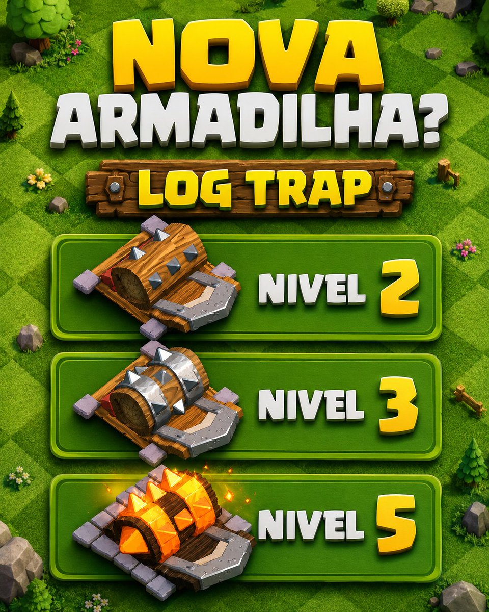 ptwar_coc's tweet photo. 👀 Nova Armadilha a caminho?
Foi encontrada nos assets do jogo uma possível “Log Trap” 👇
Será que vem aí uma nova armadilha inspirada no Tronco?
#ClashOfClans #COCLeaks #ClashLeaks #PTWAR #ClashOfClansPT #ClashOfClansBR https://t.co/TYNFVrGMam