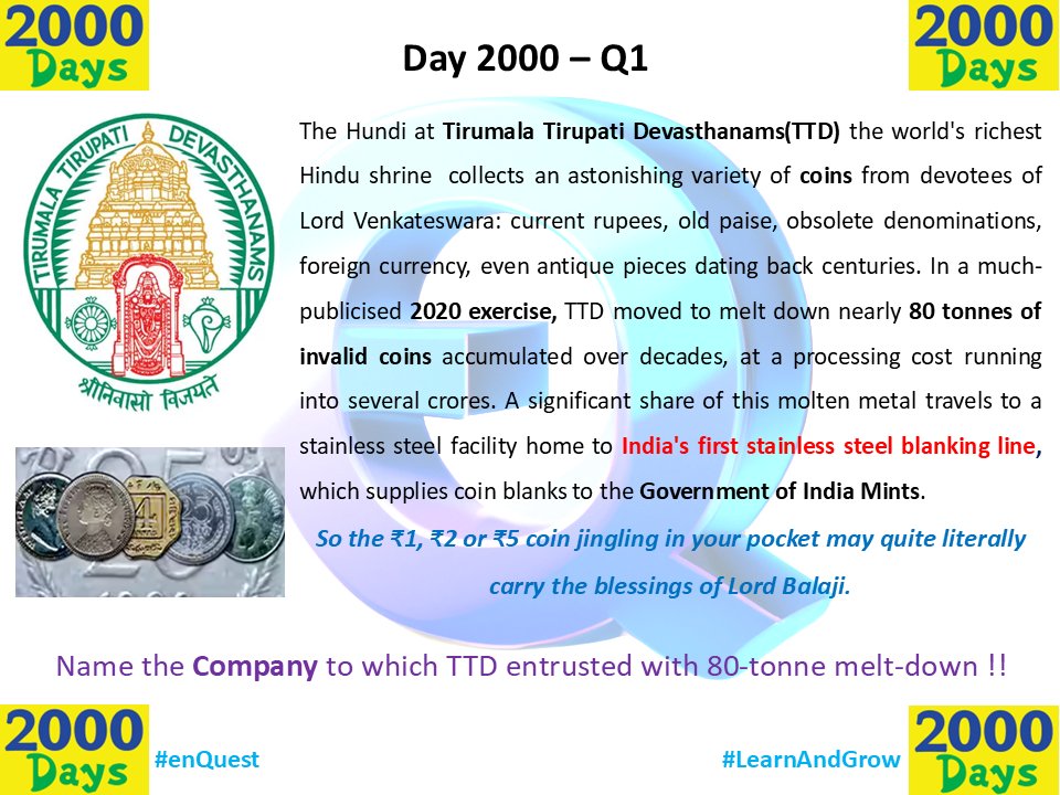 enQuest_'s tweet photo. Day 2000 - Q1

#enQuest

#LearnAndGrow

#2000Days https://t.co/9YF51I2Tw6