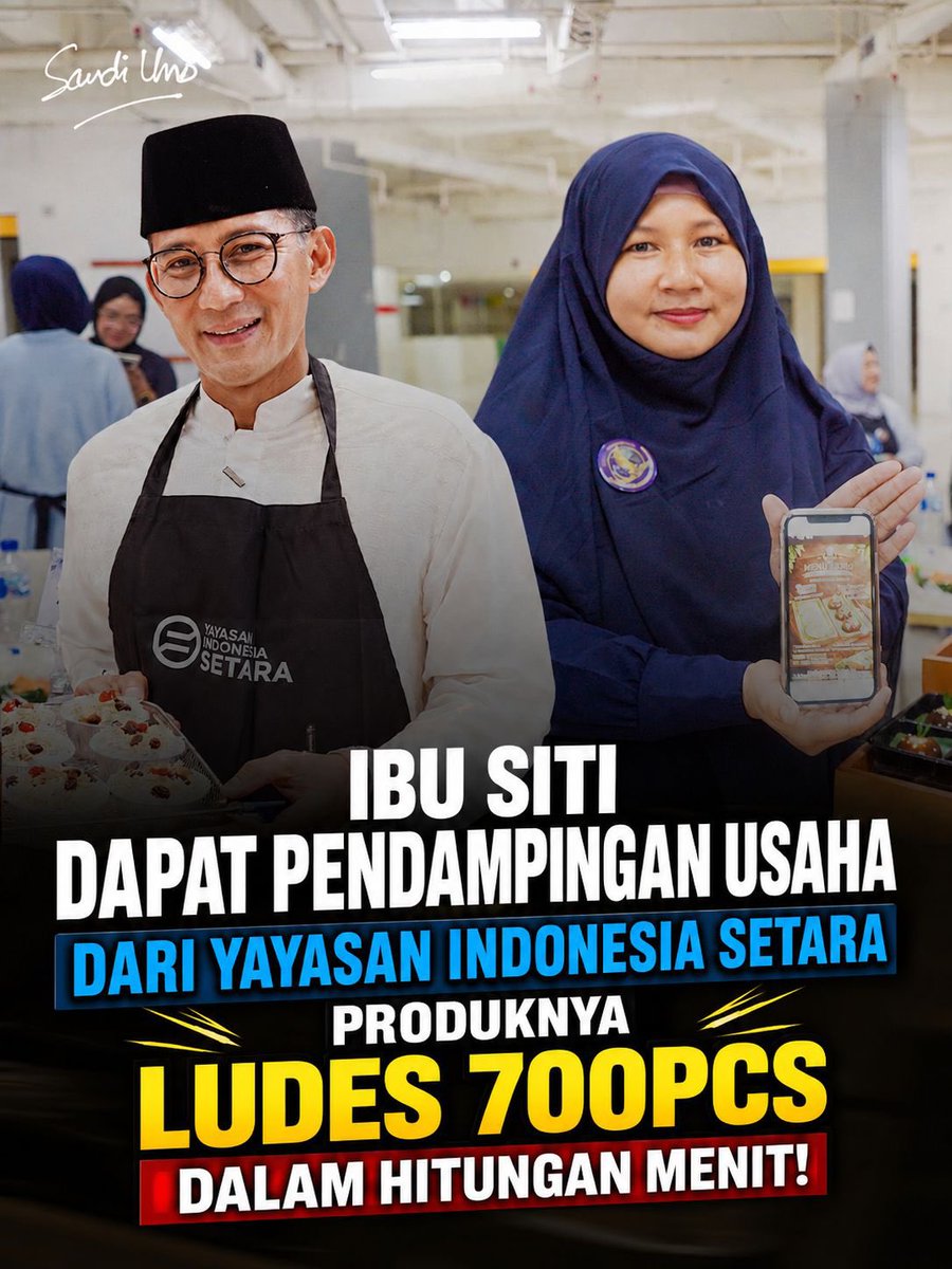 Sandiaga Salahuddin Uno tweet media