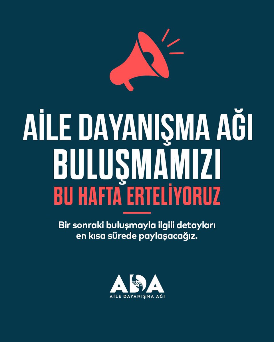 Aile Dayanışma Ağı tweet media