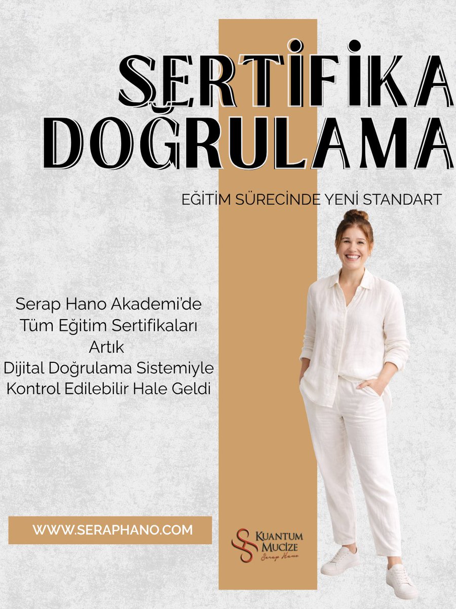 kuantummucize's tweet photo. Serap Hano Akademi’de eğitim süreci artık dijital doğrulama sistemiyle destekleniyor.

Her sertifika, kişiye özel olarak oluşturuluyor ve sistem üzerinde güvenli şekilde kayıt altına alınıyor.

Katılımcılar, sertifikalarını diledikleri zaman online olarak doğrulayabiliyor. https://t.co/4HJ2f7nPfP