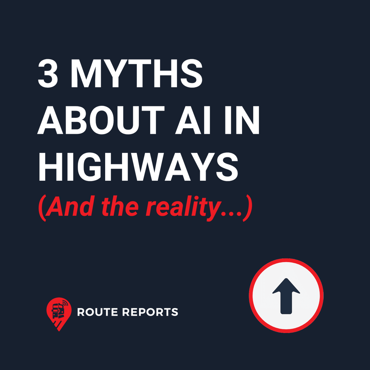 RouteReports's tweet photo. 3 myths about AI in highways:

❌ It replaces inspectors
❌ It's too hard to integrate
❌ It's only for large authorities

The reality?  None of the above.  AI tools strengthen teams, improves visibility, and supports better decisions.  Try it out ⬇️

https://t.co/2WSZF1UVmS https://t.co/IARARbYnMp