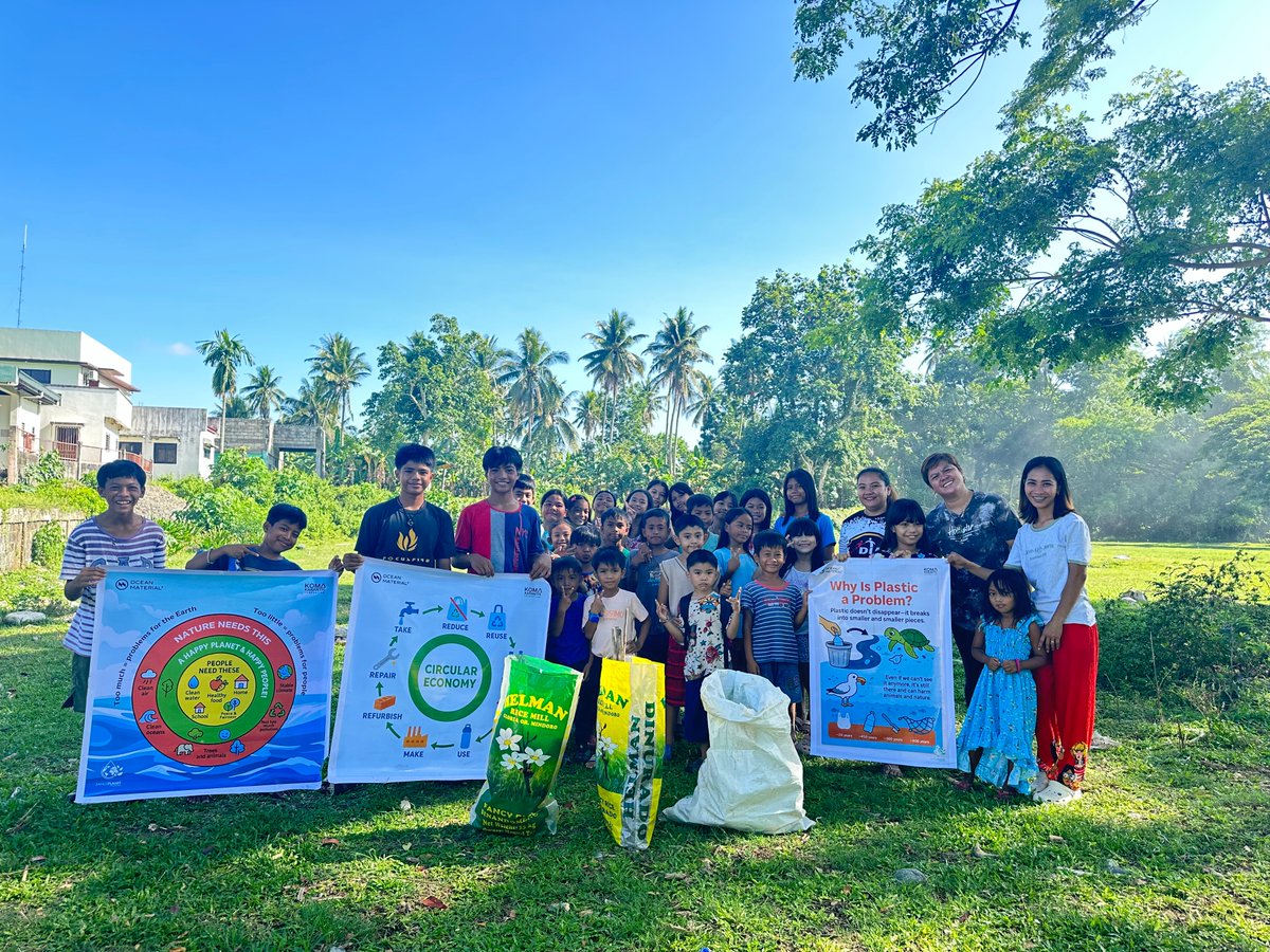 oceanmaterial's tweet photo. Circular economy starts long before conferences and ESG reports.
It starts with #education. 🌴
#CircularEconomy #Philippines https://t.co/cvt6aWHgKI