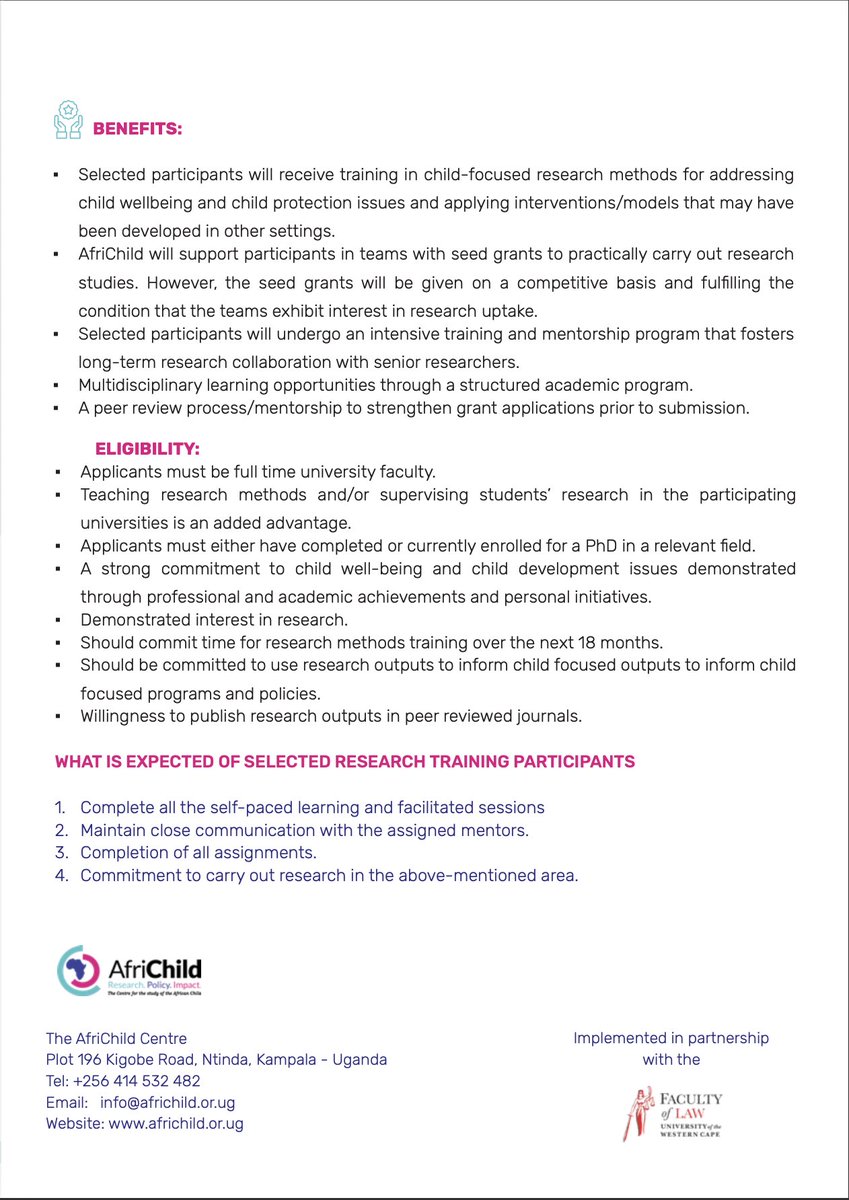 The AfriChild Centre tweet media