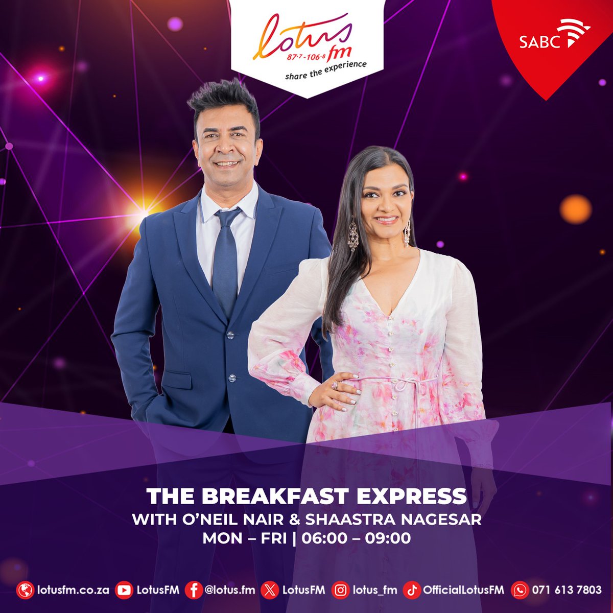 Lotusfm's tweet photo. [On Air] The Morning Breakfast Show - "We love it in the morning"
🥞🍳☕🍎🍌
#Lotusfm #sharetheexperience #breakfast #BreakfastExpress https://t.co/zJoLRTWvar