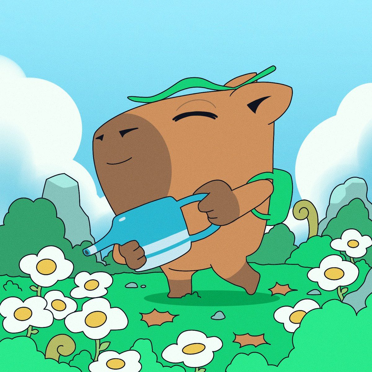 OK_Capy's tweet photo. good things grow slowly.

no need to rush the season. 

ok. 🌼 https://t.co/bFkV4Z9g1G