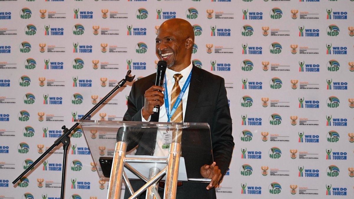 Tourism_gov_za's tweet photo. Chief Director Mr. Sbonelo Nzimande at the Women in Tourism breakfast event held at the Royal Majestic Hotel in Durban, highlighted that the Tourism Transformation Council’s State of Transformation study laid the foundation for Women in Tourism.
#ATI2026 I ​#AfricaTravelIndaba https://t.co/uD1WNwfAFE