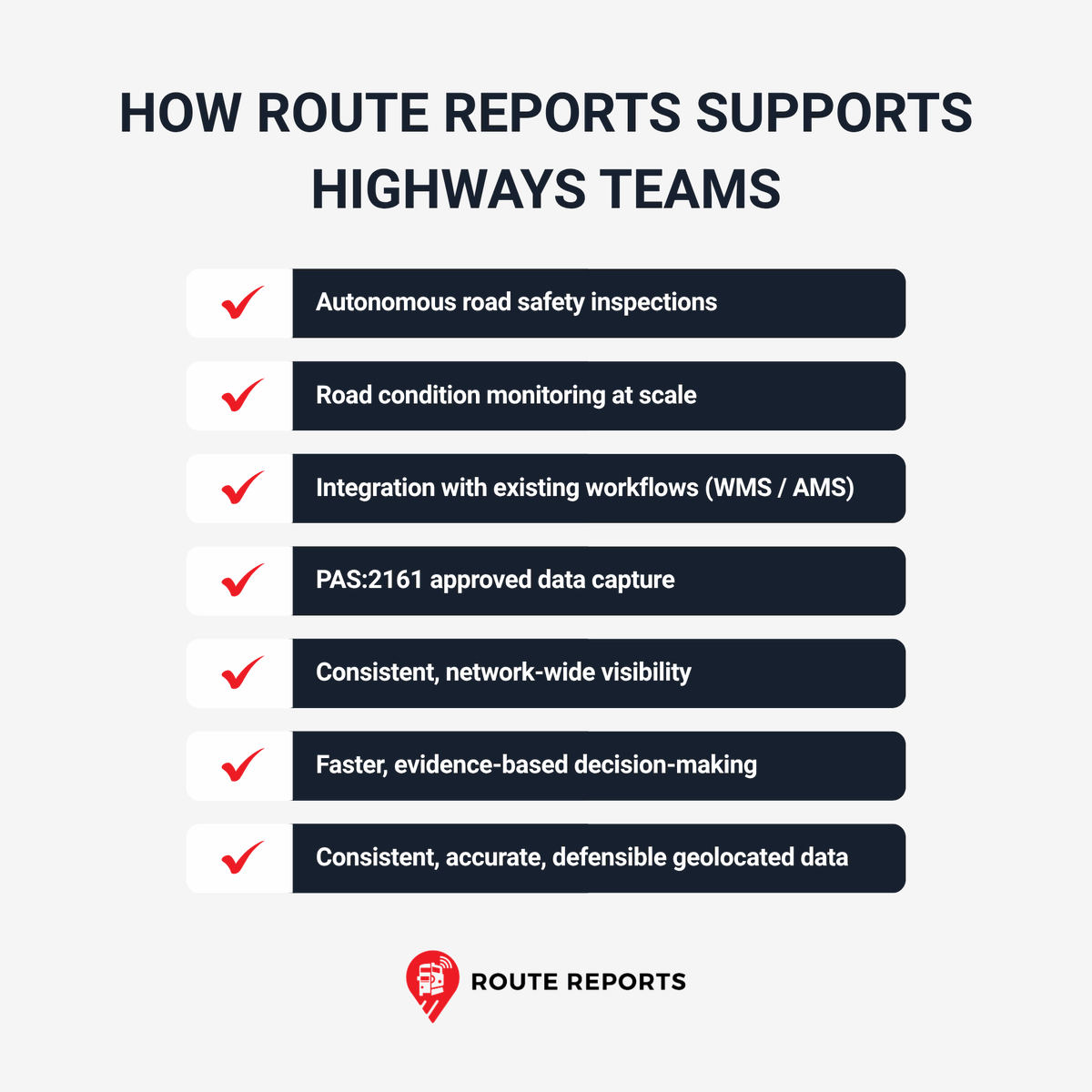 RouteReports's tweet photo. Skills pressure in highways is real.

AI isn’t about replacing people. It’s about helping stretched teams cover more ground, improve consistency, and make faster decisions.

Technology should reduce pressure—not add to it.

Find out more --> https://t.co/w8IaMqYVsK

#Highways #AI https://t.co/7kmeyzi3bz