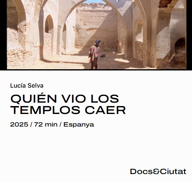 AMA_audiovisual's tweet photo. 🎞️ QUIÉN VIO LOS TEMPLOS CAER

Participa en @DocsBarcelona dentro de la sección Docs&Ciutat. 

El #documental, dirigido por Lucía Selva, está producido por nuestras asociadas @59enConserva  junto con @MuboxStudio. 

Puedes verlo hoy 

🗓️13 de mayo
⏰19:00 h. 
📍Auditori CCCB - Carrer de Montalegre, 5
🎟️Entradas e info🔗https://t.co/lsyBHdq27Z

✍️ Desde hace dos siglos, Chorrojumo deambula en silencio por las calles de Granada. El que un día fue "el Rey de los Jitanos” espera bajo el sol alguna moneda. El limbo en el que habita es interrumpido por la llegada de Anas, un joven marroquí en busca de la casa de sus antepasados, los últimos moriscos expulsados de Granada, de la que sólo conserva una antigua llave. Juntos, inician una búsqueda por las ruinas de una ciudad en transformación.