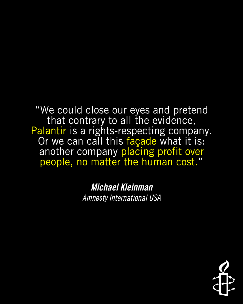 Amnesty International tweet media