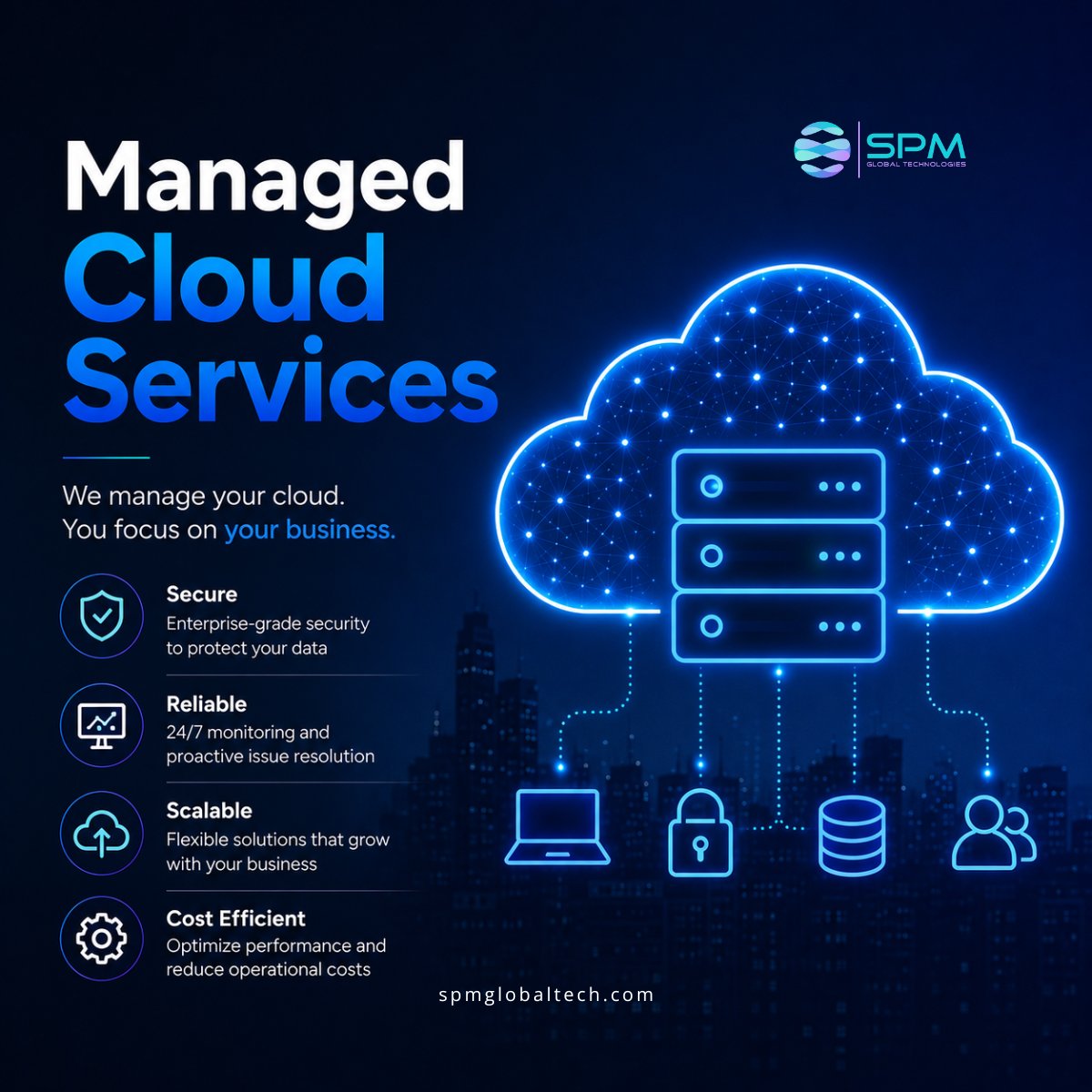 SPMGlobalTech's tweet photo. Cloud operations can get complex as businesses grow.

Managed Cloud Services help improve scalability, security, and performance while reducing operational overhead.

🔗 Get a free consultation today! https://t.co/rBvhHQEoQH

#ManagedCloudServices #AWS #DevOps #CloudComputing https://t.co/s9qj1W4jrm